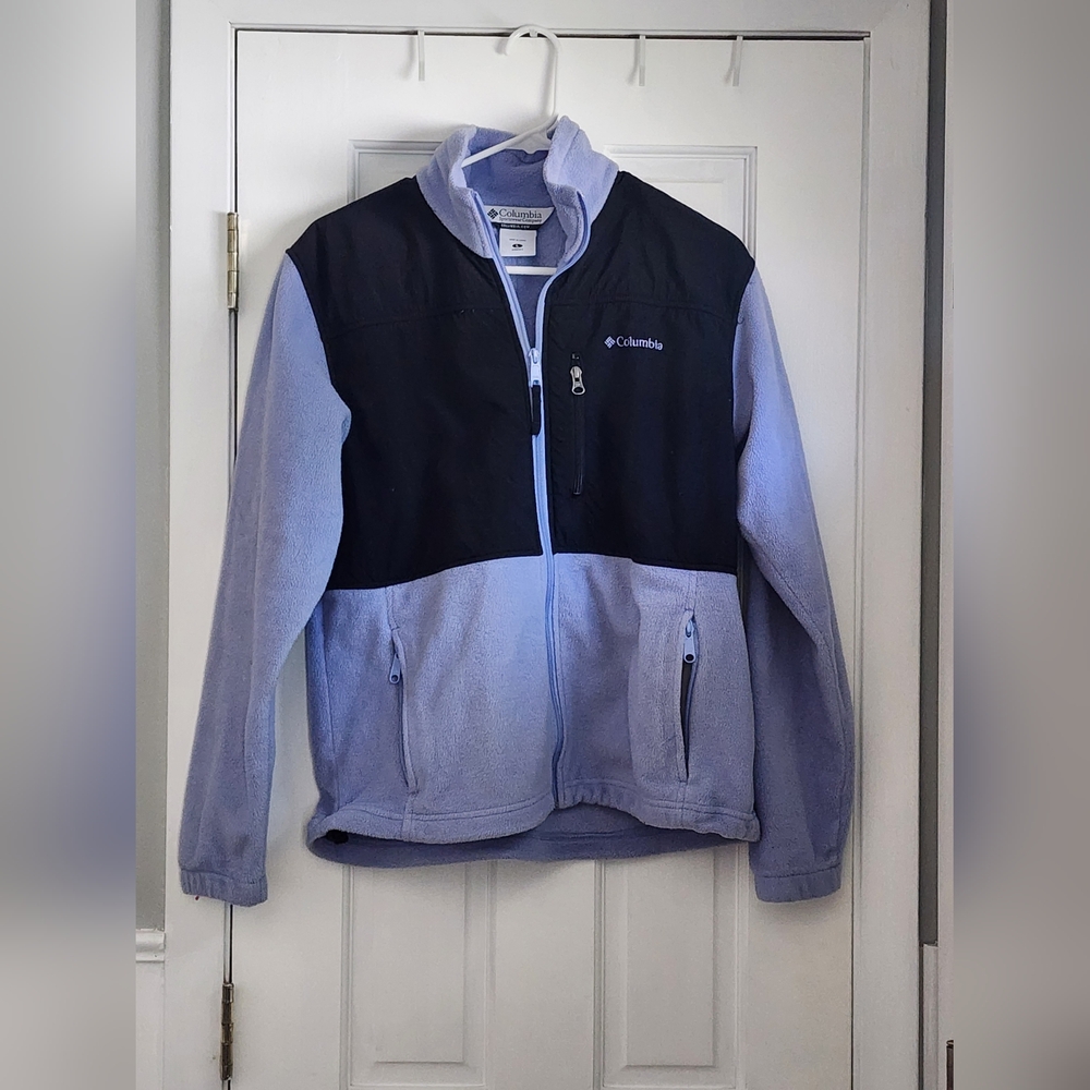 Women's Columbia fleece full zip jacket